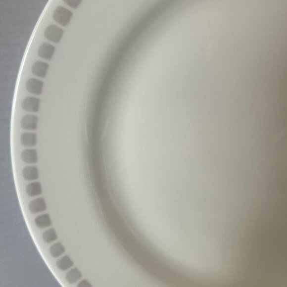 Kate Spade/Lenox Charlotte Street North Grey 4pc Setting Stripes Dots Mix Match - Picture 4 of 9